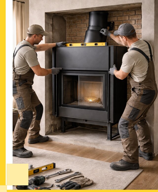 Установка каминных топок в Назрани под ключ от 18490 р. | ЭриданНзр