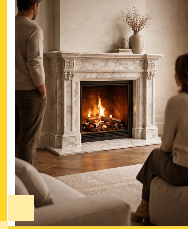 Мраморные камины под ключ в Назрани от 256800 р. | ЭриданНзр