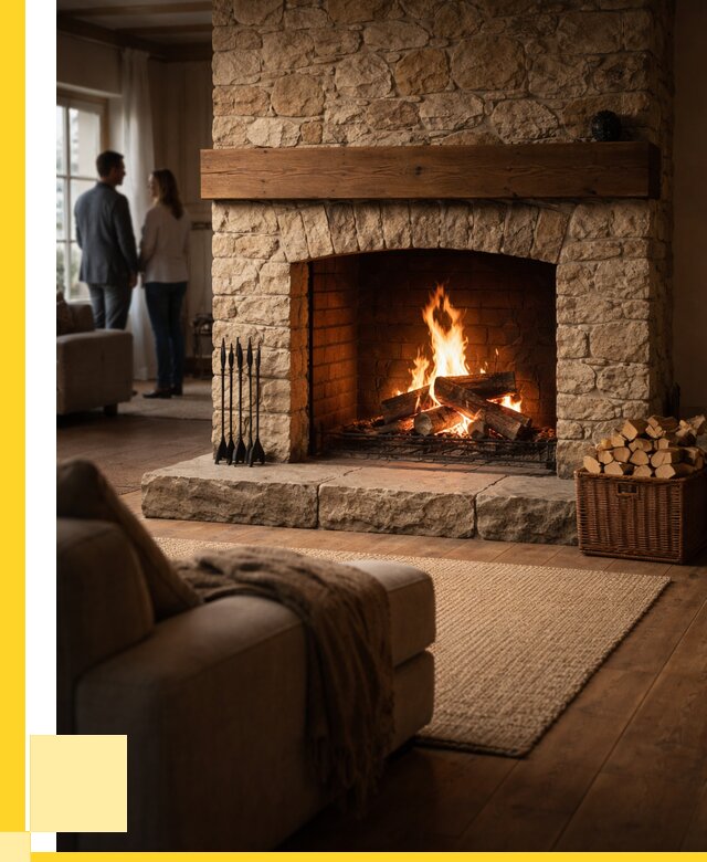 Открытые камины под ключ в Назрани от 154080 р. ЭриданНзр