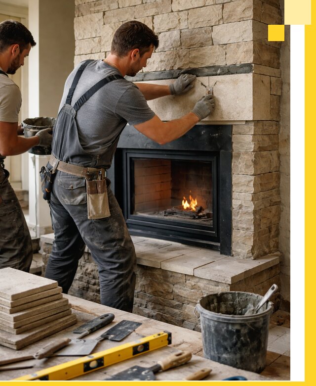 Проектирование и установка открытых каминов в Назрани