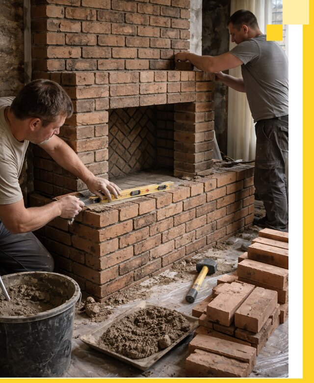 Изготовление и установка кирпичных каминов в Назрани