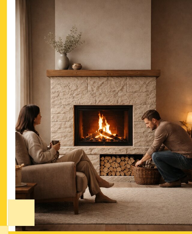 Камины для дома в Назрани под ключ от 154080 р. | ЭриданНзр