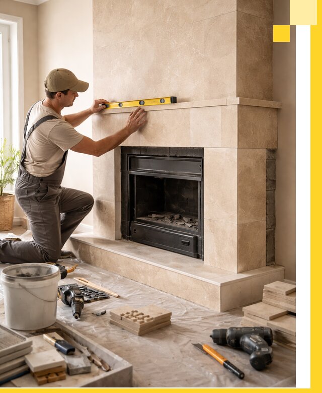 Установка и монтаж каминов в частном доме под ключ в Назрани