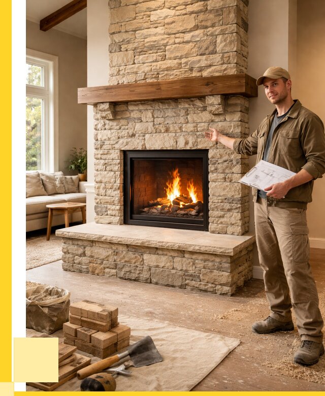 Камины под ключ в Назрани от 184896 р. | ЭриданНзр — установка