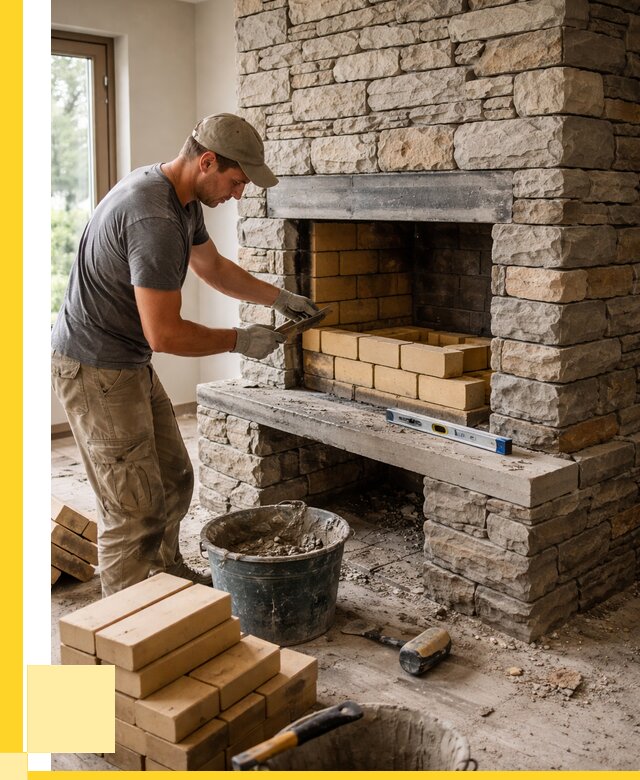 Кладка каминов и камина в Назрани от 25680 р. ЭриданНзр