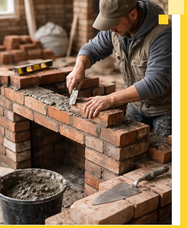 Кладка каминов под ключ в Назрани профессиональная отделка и монтаж