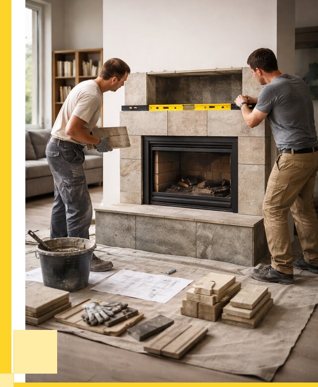 Монтаж каминов и установка в Назрани от 46224 р. | ЭриданНзр