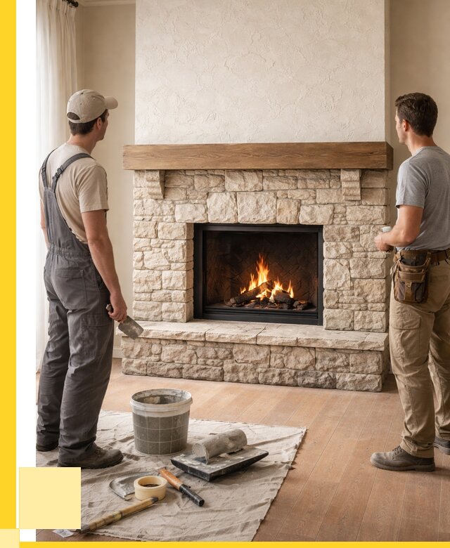 Отделка каминов в Назрани от 6677 р. под ключ | ЭриданНзр