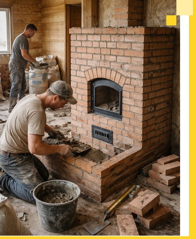 Профессиональное строительство печей в Назрани под ключ