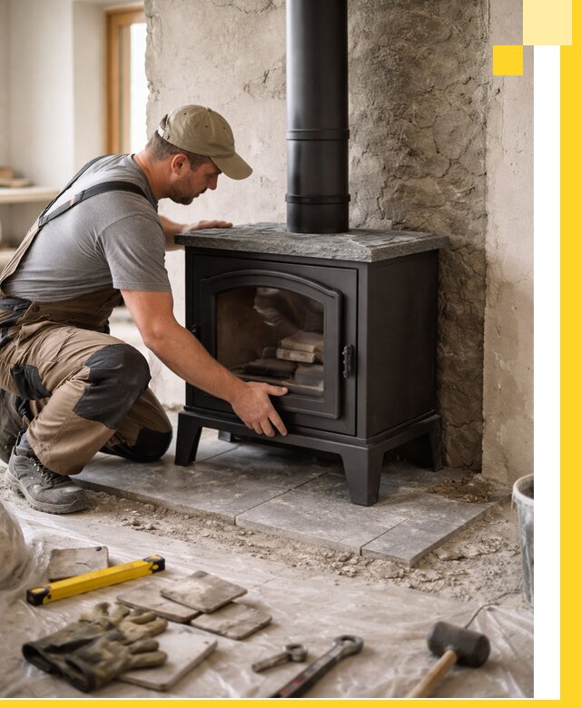 Профессиональный монтаж печей и каминов в Назрани под ключ
