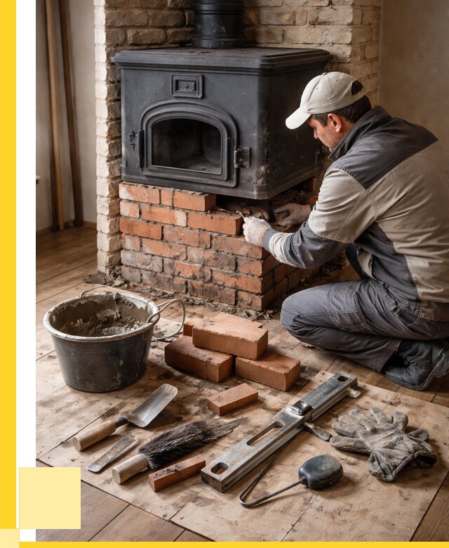 Ремонт печей в Назрани от 12326 р., услуги печника ЭриданНзр