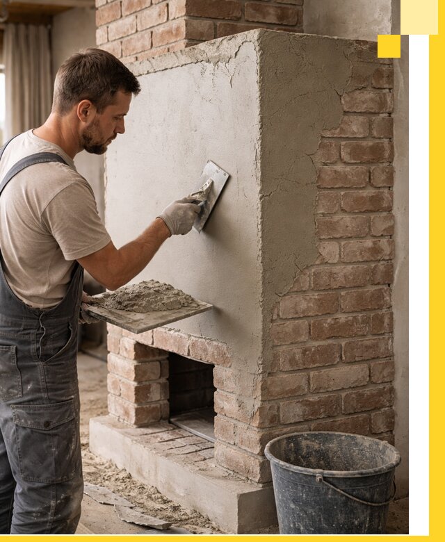 Отделка печей и облицовка каминов в Назрани под ключ