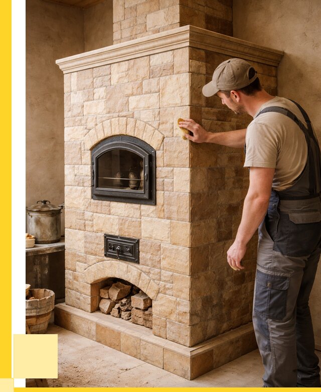 Облицовка печей в Назрани от 4622 р. под ключ | ЭриданНзр