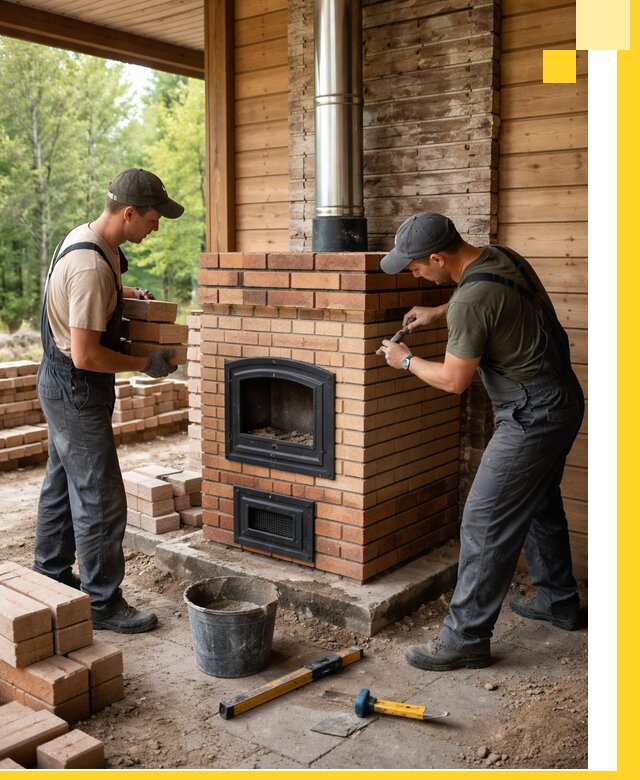 Производство и установка дачных печей под ключ в Назрани