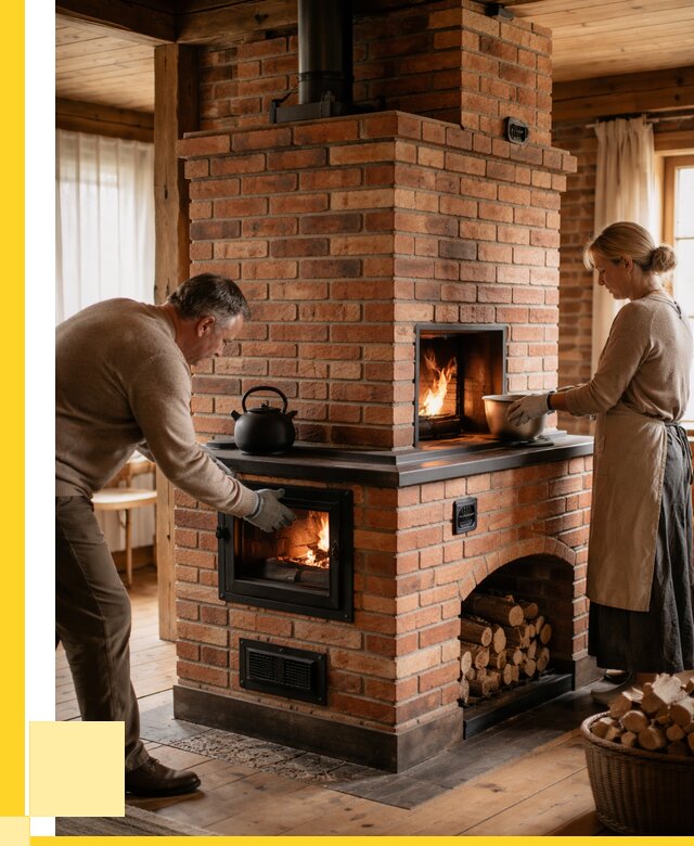 Печи для загородного дома под ключ в Назрани от 82176 р. | ЭриданНзр