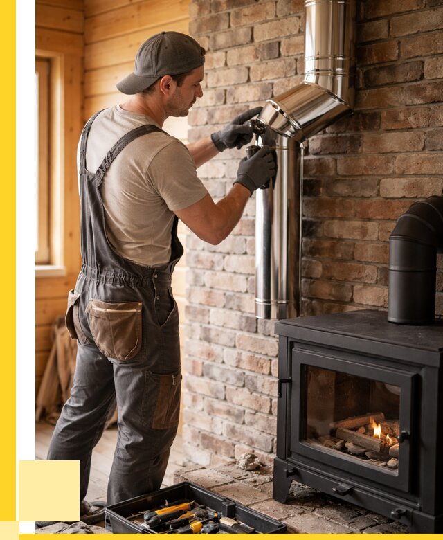 Монтаж дымоходов для печей в Назрани от 7704 р. | ЭриданНзр