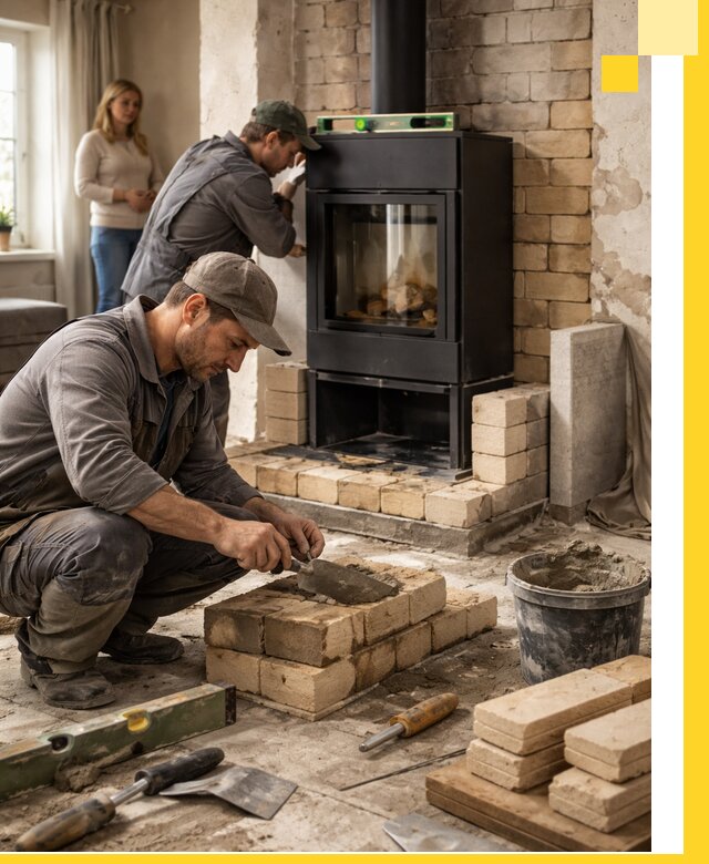 Печи и камины под ключ: проект, установка в Назрани