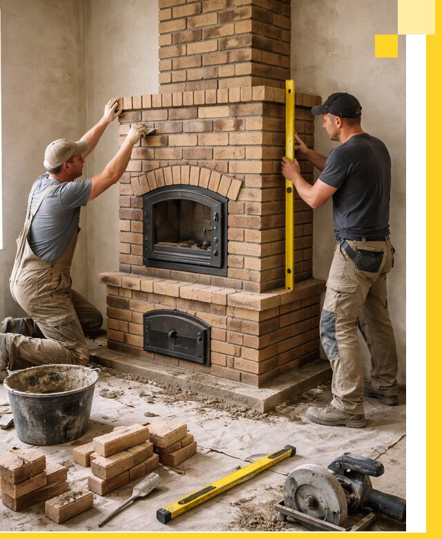 Продажа и установка печей и каминов для дома под ключ в Назрани