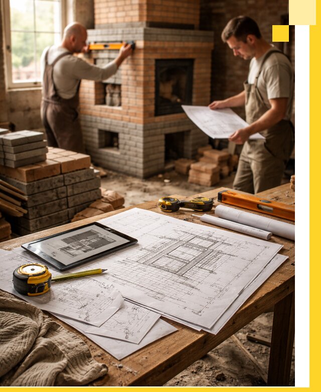 Проекты печей и каминов с индивидуальным дизайном в Назрани