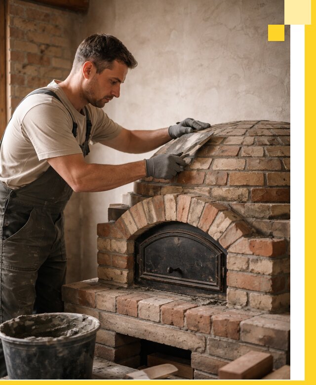 Изготовление и монтаж помпейских печей на заказ в Назрани