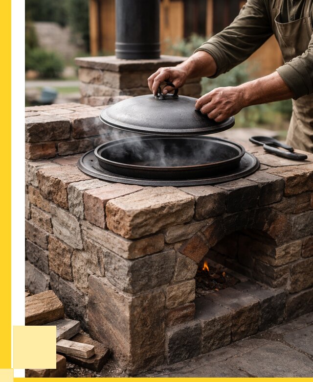 Печи для казана в Назрани по цене от 18490 р. | ЭриданНзр