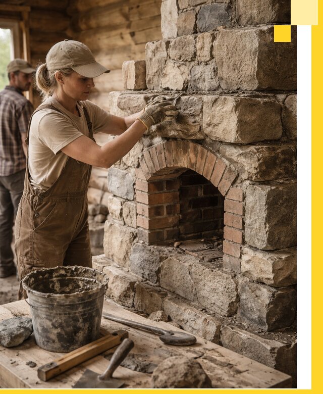 Каменные печи на заказ и монтаж в Назрани, долговечные решения