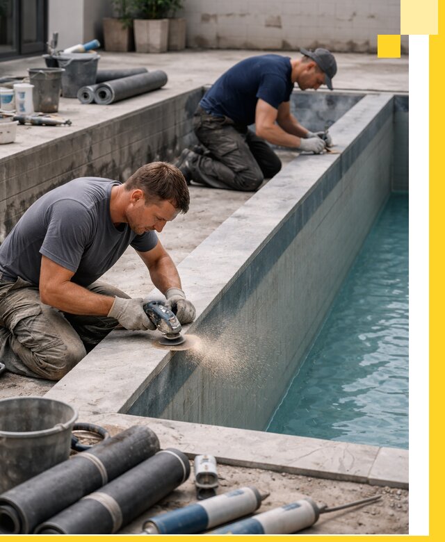 Профессиональный ремонт бассейнов под ключ в Назрани