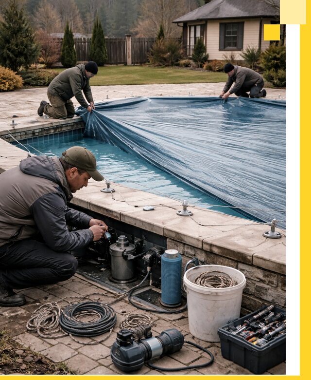 Консервация бассейнов в Назрани: подготовка к длительному хранению