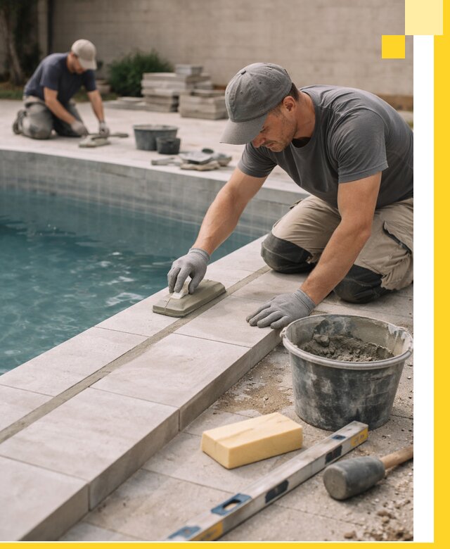 Отделка бассейнов в Назрани: декоративная отделка и гидроизоляция