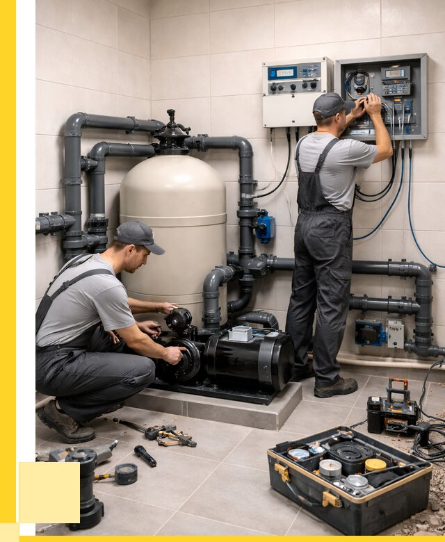 Монтаж оборудования для бассейнов в Назрани от 41088 р. | ЭриданНзр