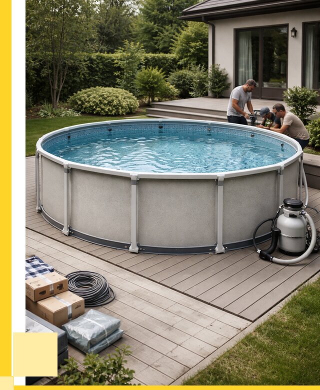 Купить каркасные бассейны в Назрани от 46224 р. | ЭриданНзр