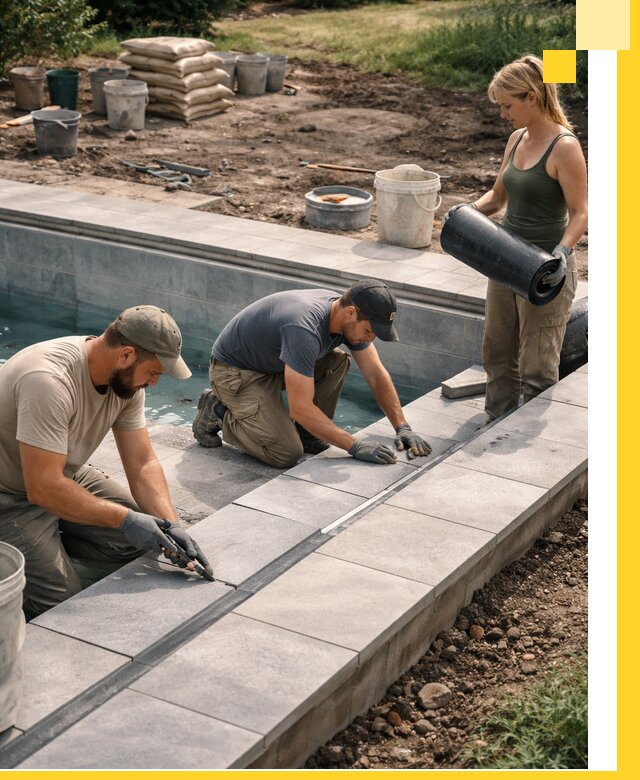 Строительство и монтаж уличных бассейнов под ключ в Назрани