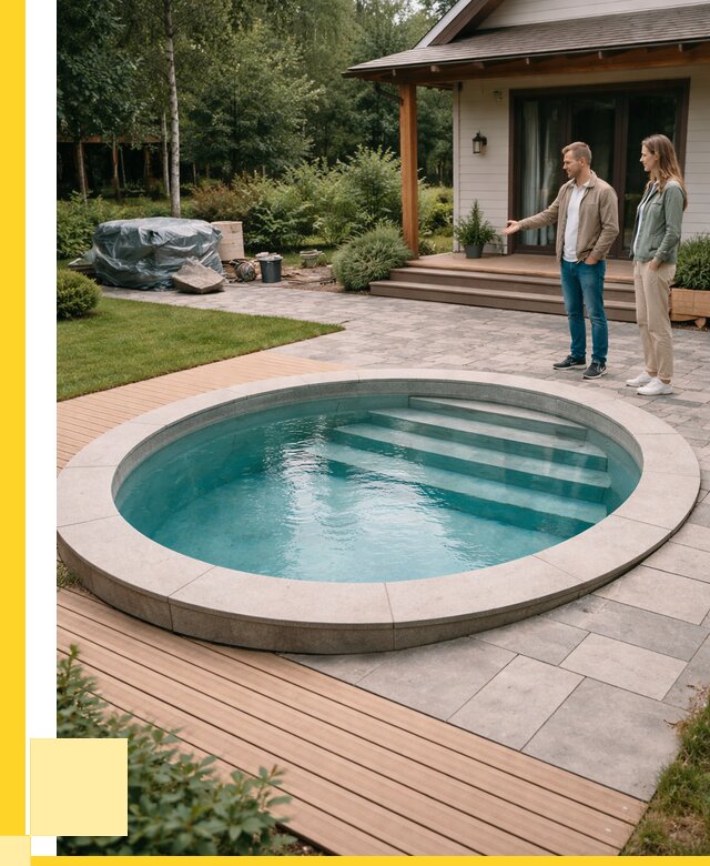 Бассейн на даче под ключ в Назрани от 205440 р., ЭриданНзр