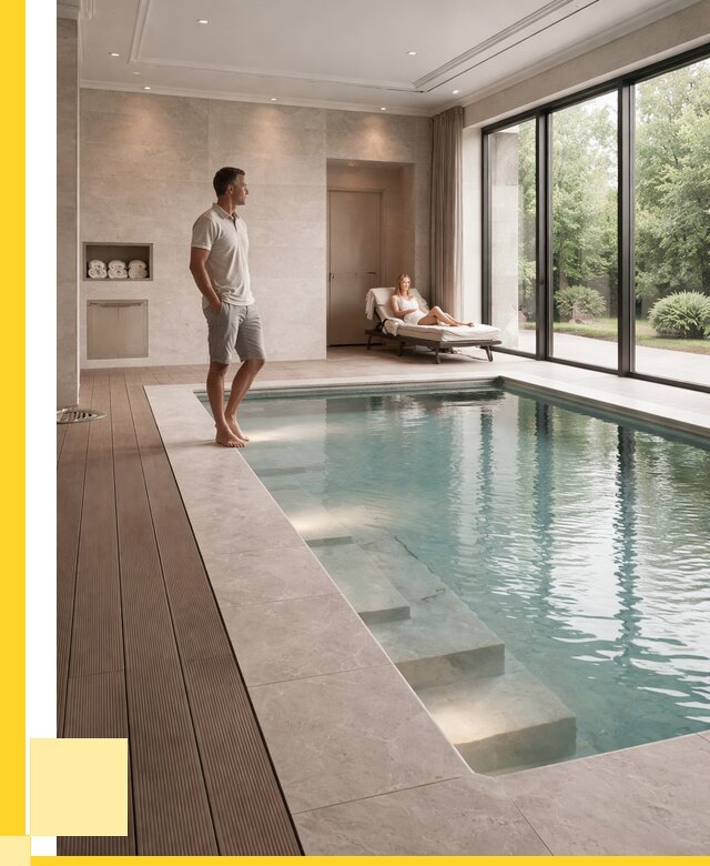 Бассейны в коттедже под ключ в Назрани от 1232640 р. | ЭриданНзр