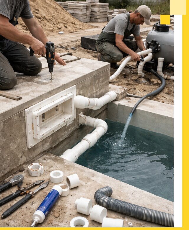 Строительство скиммерных бассейнов под ключ в Назрани