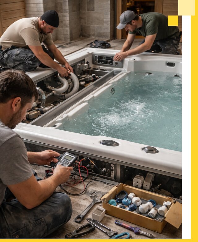 Гидромассажные бассейны под ключ в Назрани, дизайн и монтаж