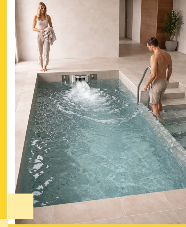 Бассейн с противотоком в Назрани от 256800 р. | ЭриданНзр