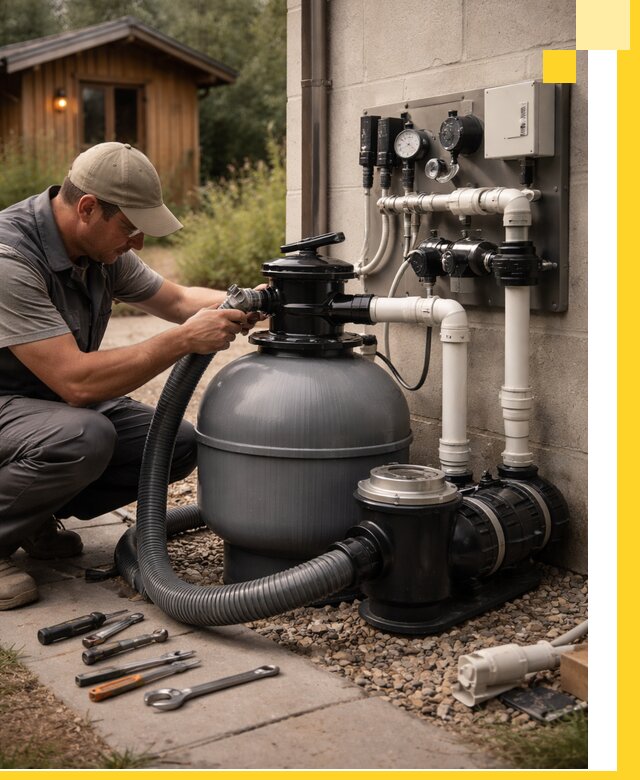 Продажа и монтаж фильтров и насосов для бассейнов в Назрани