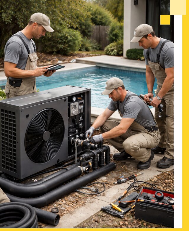 Проектирование и установка тепловых насосов для бассейнов в Назрани