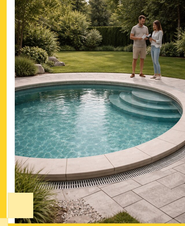 Круглые каркасные бассейны купить в Назрани от 256800 р. | ЭриданНзр