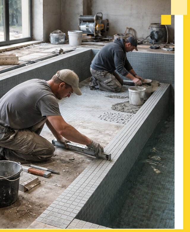 Строительство бассейна в частном доме в Назрани под ключ