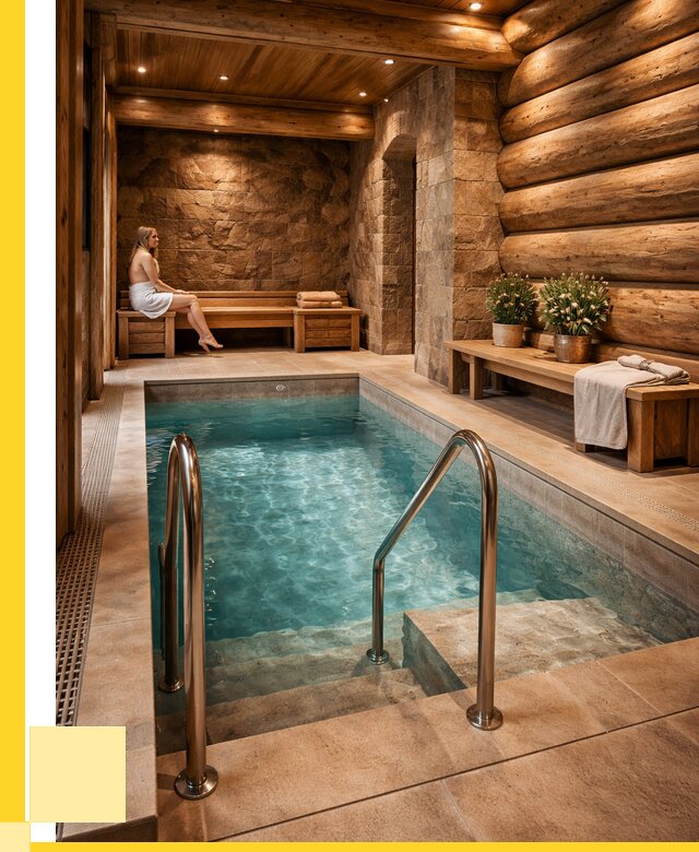 Аренда бани с бассейном в Назрани от 1540800 р. | ЭриданНзр