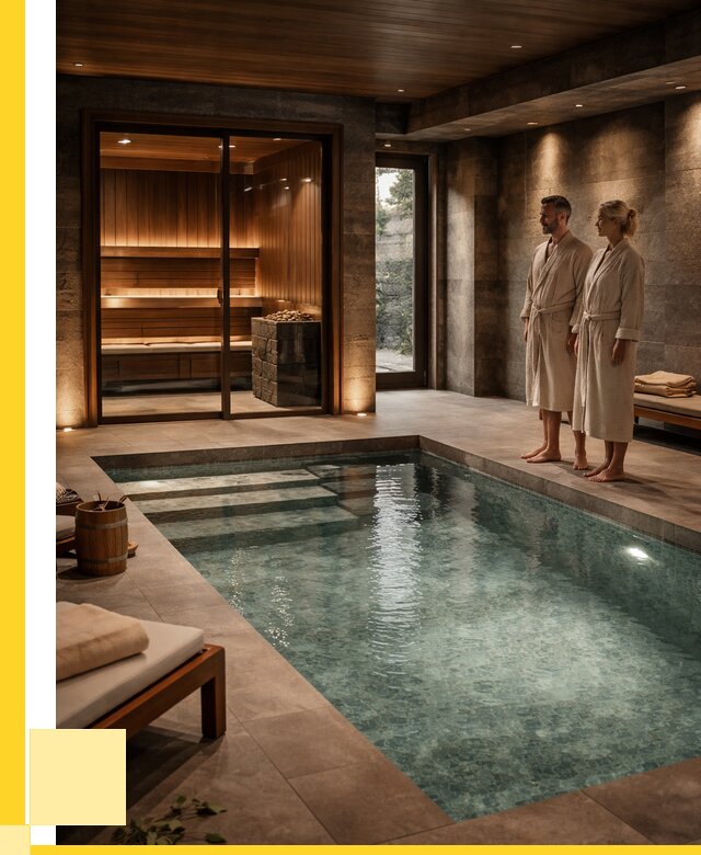 Сауна с большим бассейном в Назрани от 1232640 р. ЭриданНзр