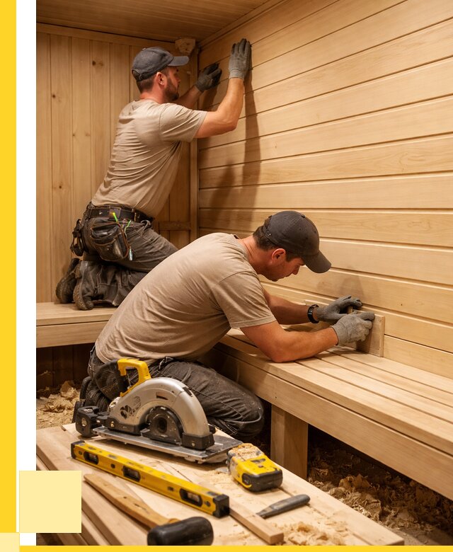 Обшивка саун вагонкой в Назрани от 2568 р. | ЭриданНзр