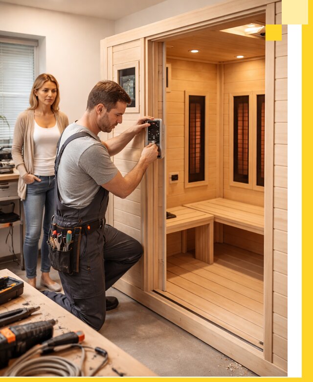 Инфракрасные сауны под ключ в Назрани продажа и установка