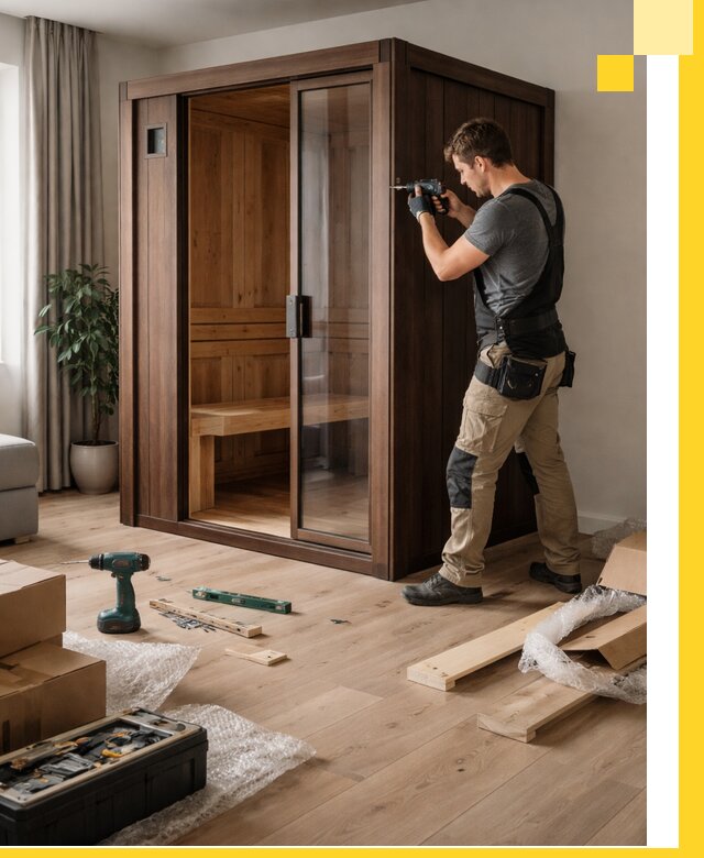 Установка и производство мини саун под ключ в Назрани