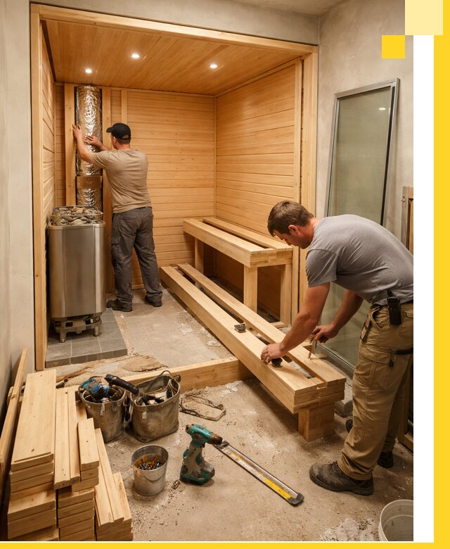 Проектирование и установка домашних саун под ключ в Назрани