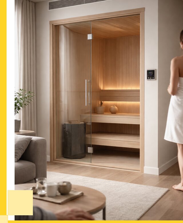 Сауна в квартире под ключ в Назрани от 123264 р. ЭриданНзр