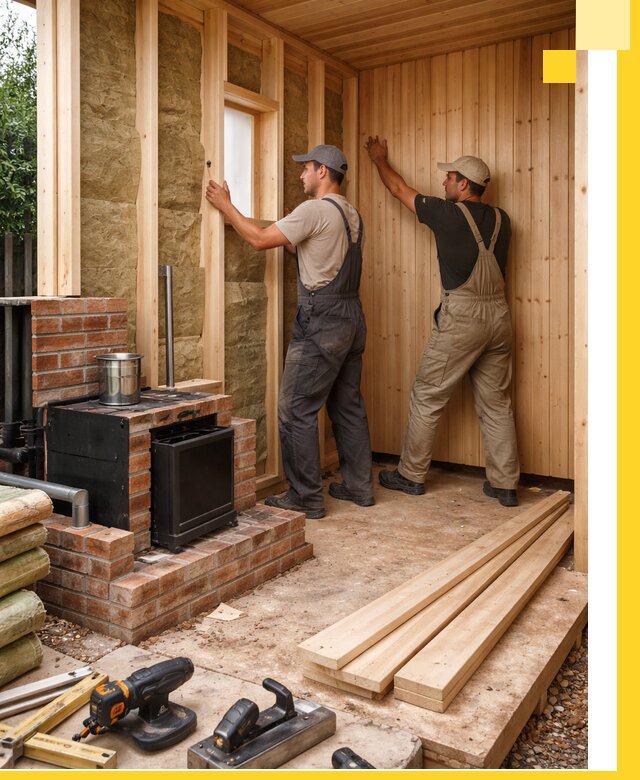 Строительство и установка дачных саун под ключ в Назрани