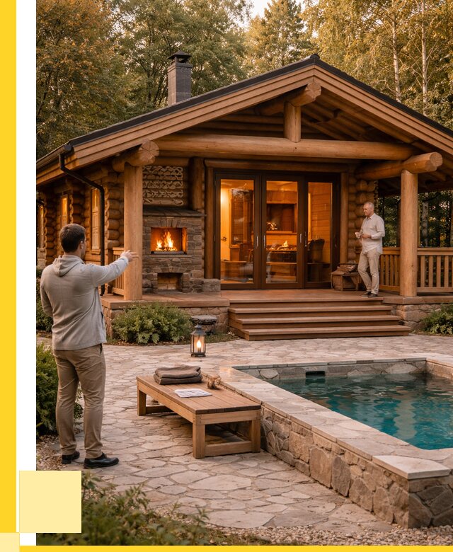 Проекты бань и хамам в Назрани от 25680 р. | ЭриданНзр